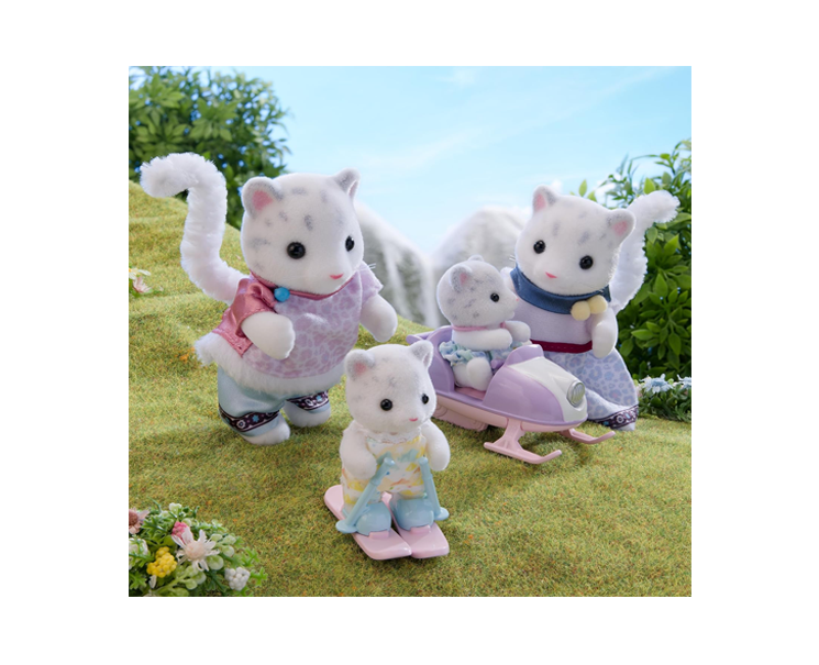 Sylvanian Families Dolls Snow Leopard Family