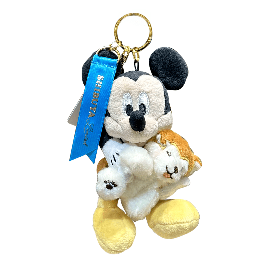 Mickey x Hachiko Keychain Shibuya Exclusive