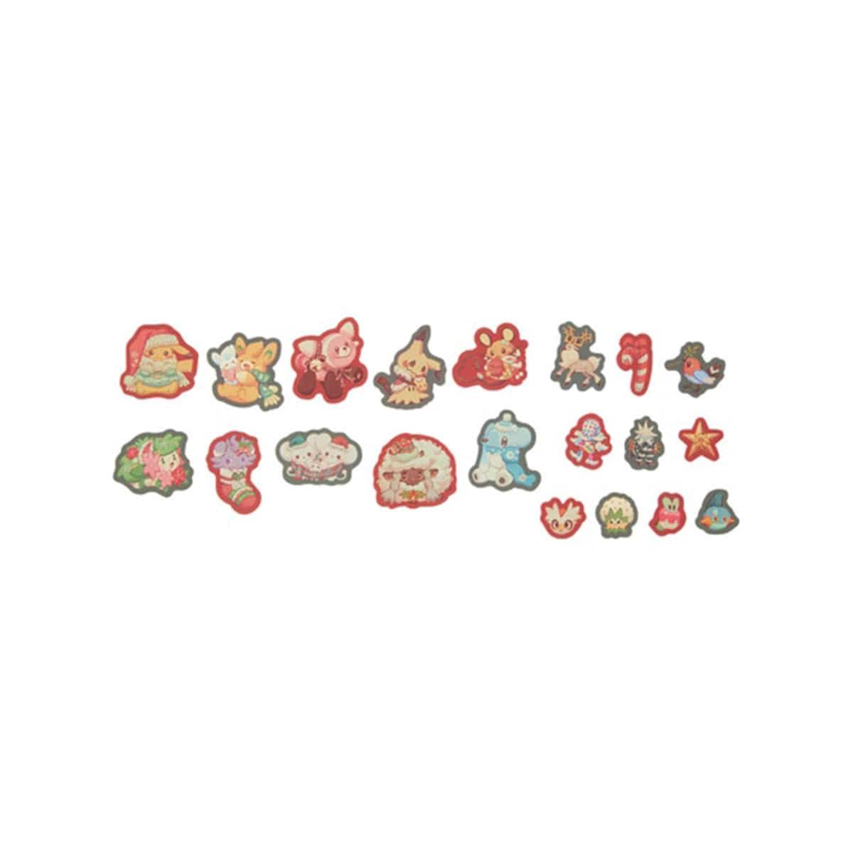 Pokemon Heartwarming Christmas Assorted Stickers