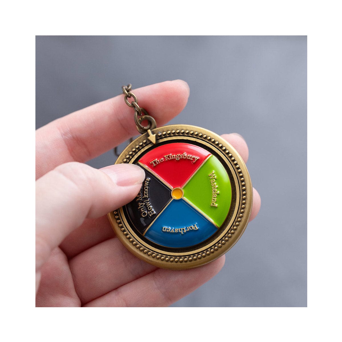 Ghibli Howl's Moving Castle Color Disc Keychain