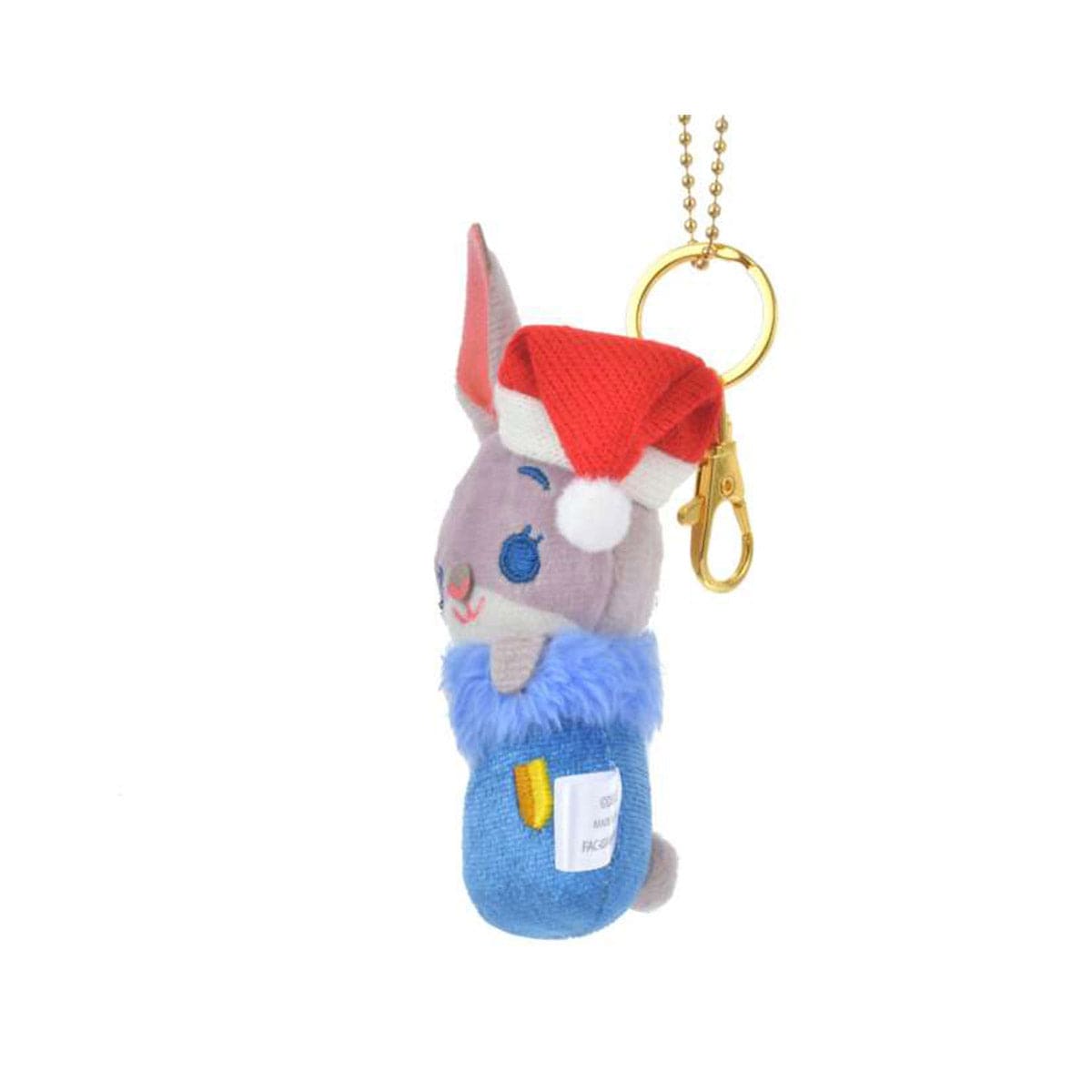 Disney Christmas Judy Hopps Plush Keychain Sock