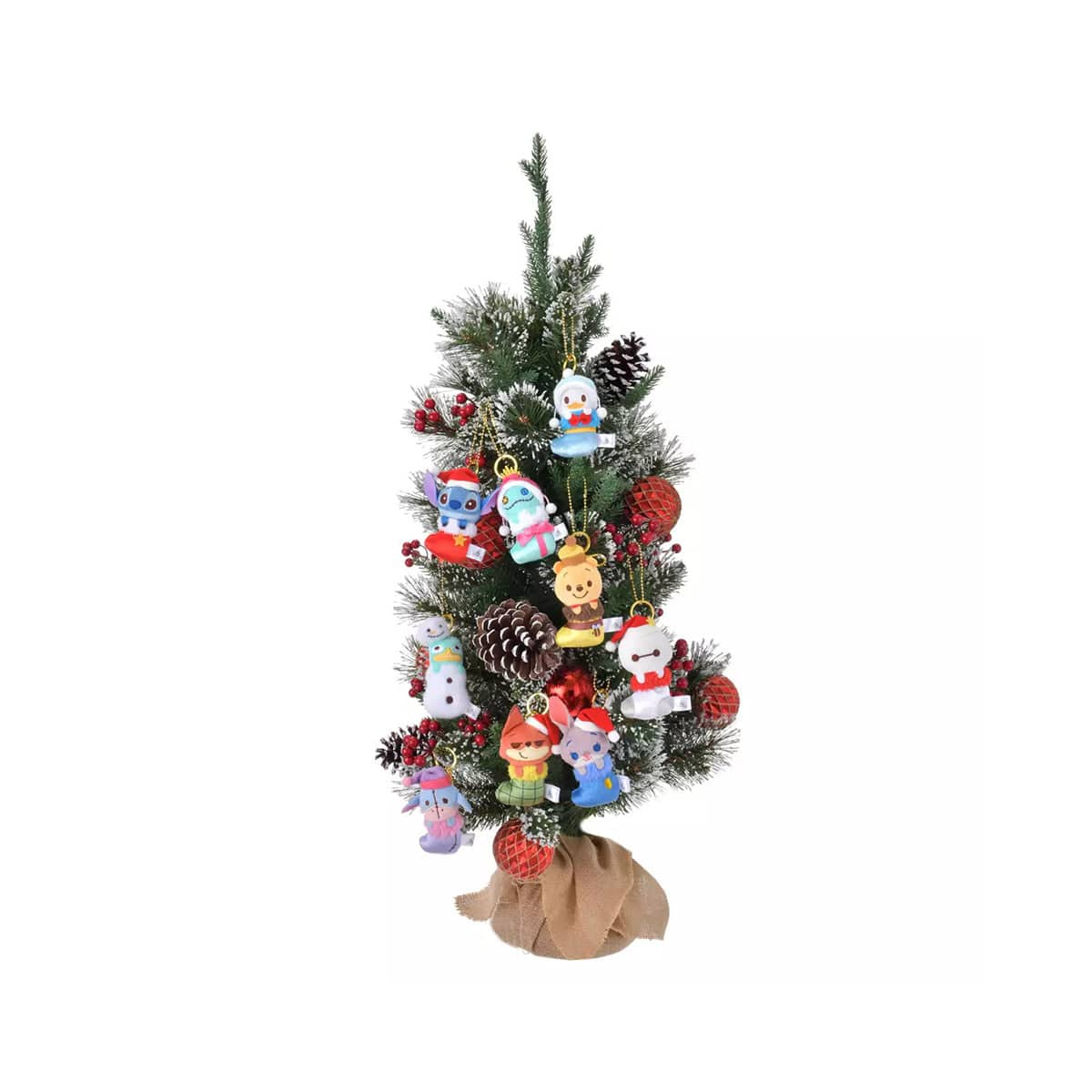 Disney Christmas Eeyore Plush Keychain Sock