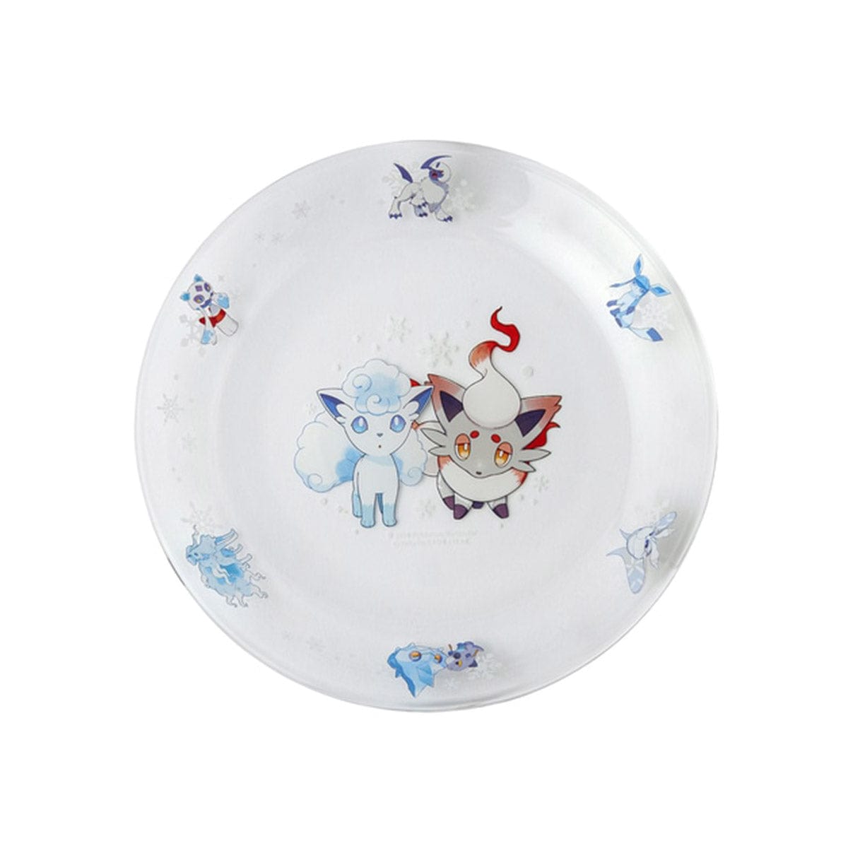 Pokemon Glass Plate Snowy Gathering