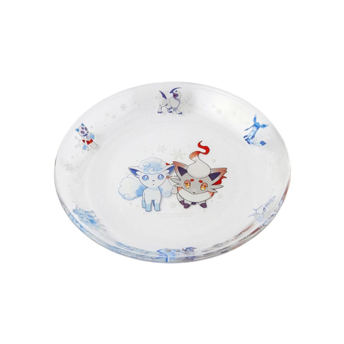 Pokemon Glass Plate Snowy Gathering