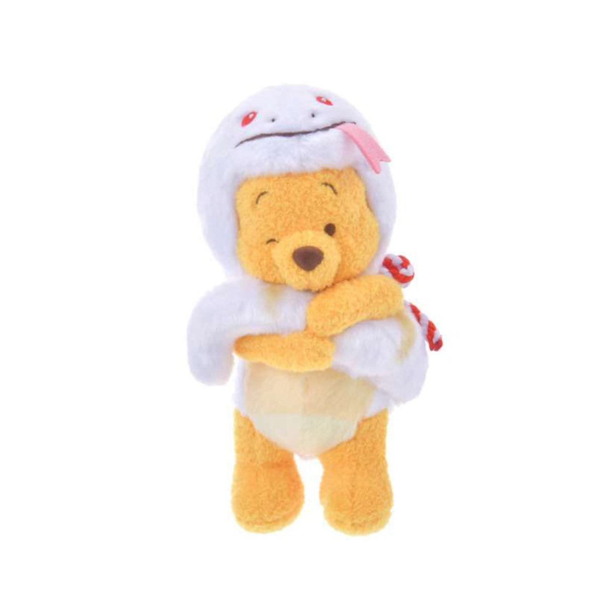 Disney Winnie the Pooh Plush Keychain New Year 2025 White