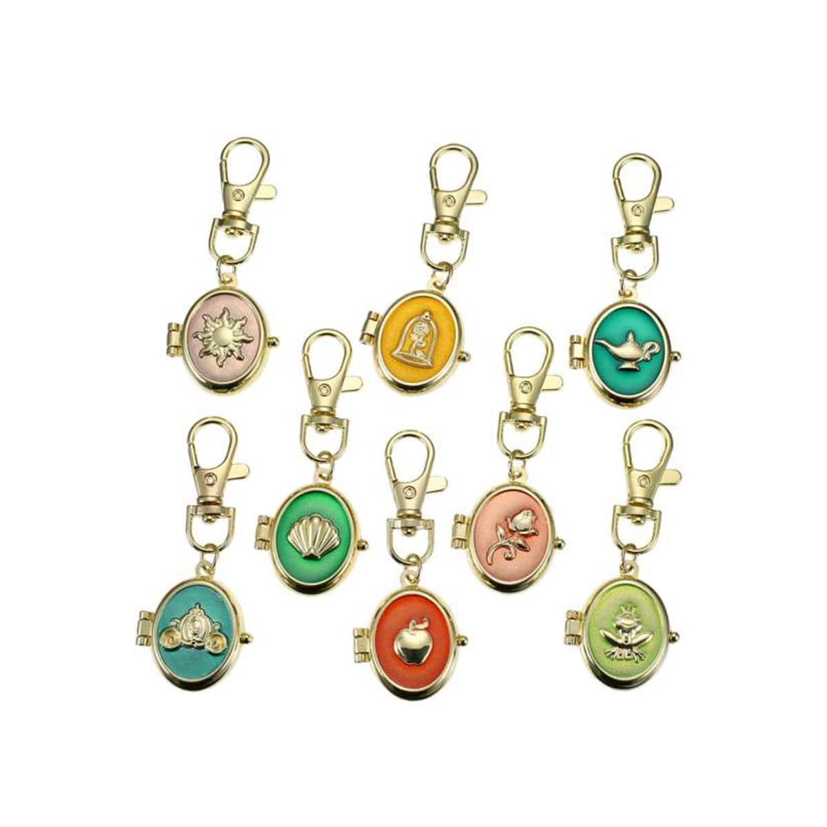 Disney Character Secret Keychain Locket Charm Disney Princess