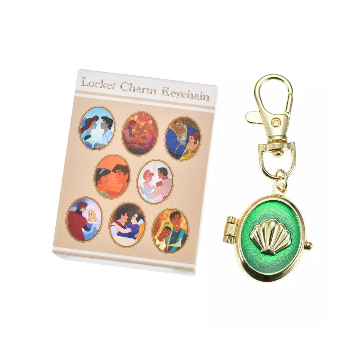 Disney Character Secret Keychain Locket Charm Disney Princess