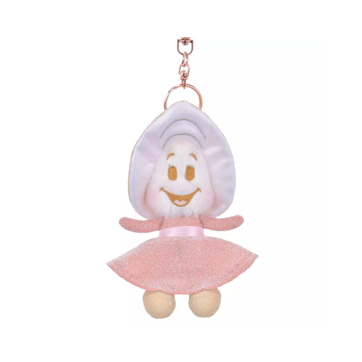 Disney Young Oyster Plush Winter Keychain Shiny Color