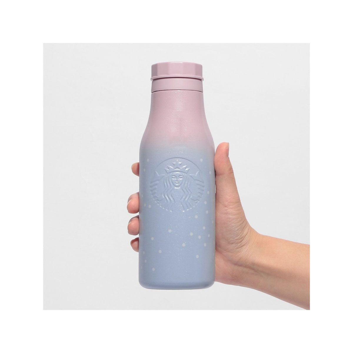 Starbucks Stainless Steel Logo Bottle - Gradient Blue Pink