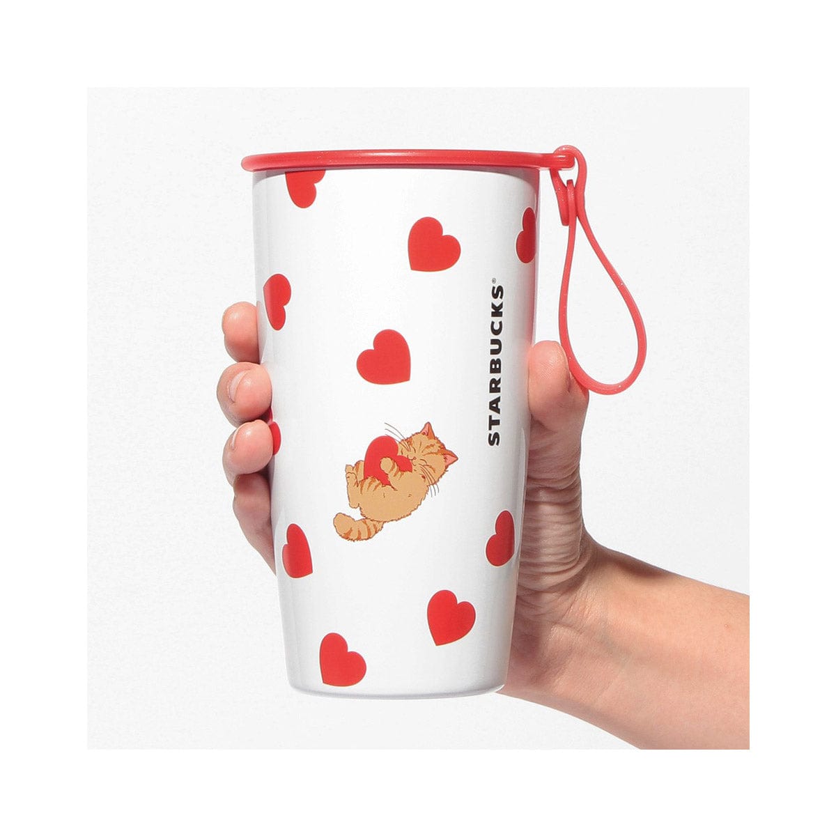 Starbucks Valentine 2025 Cup Shape Stainless Steel Bottle