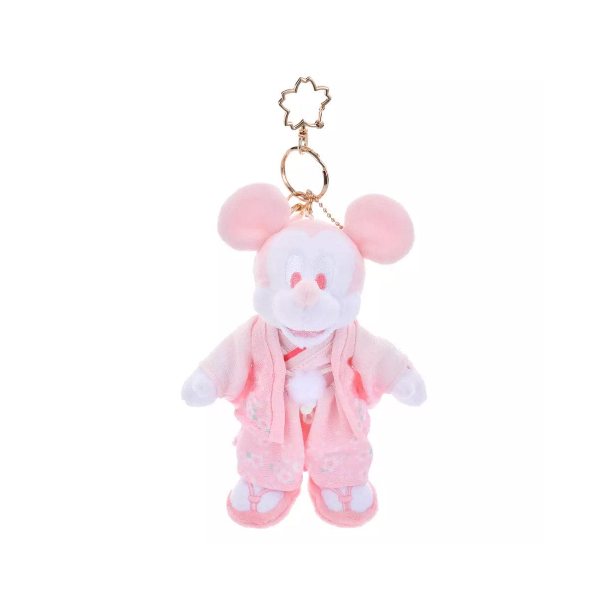 Disney Plush Keychain Kimono Sakura: Mickey