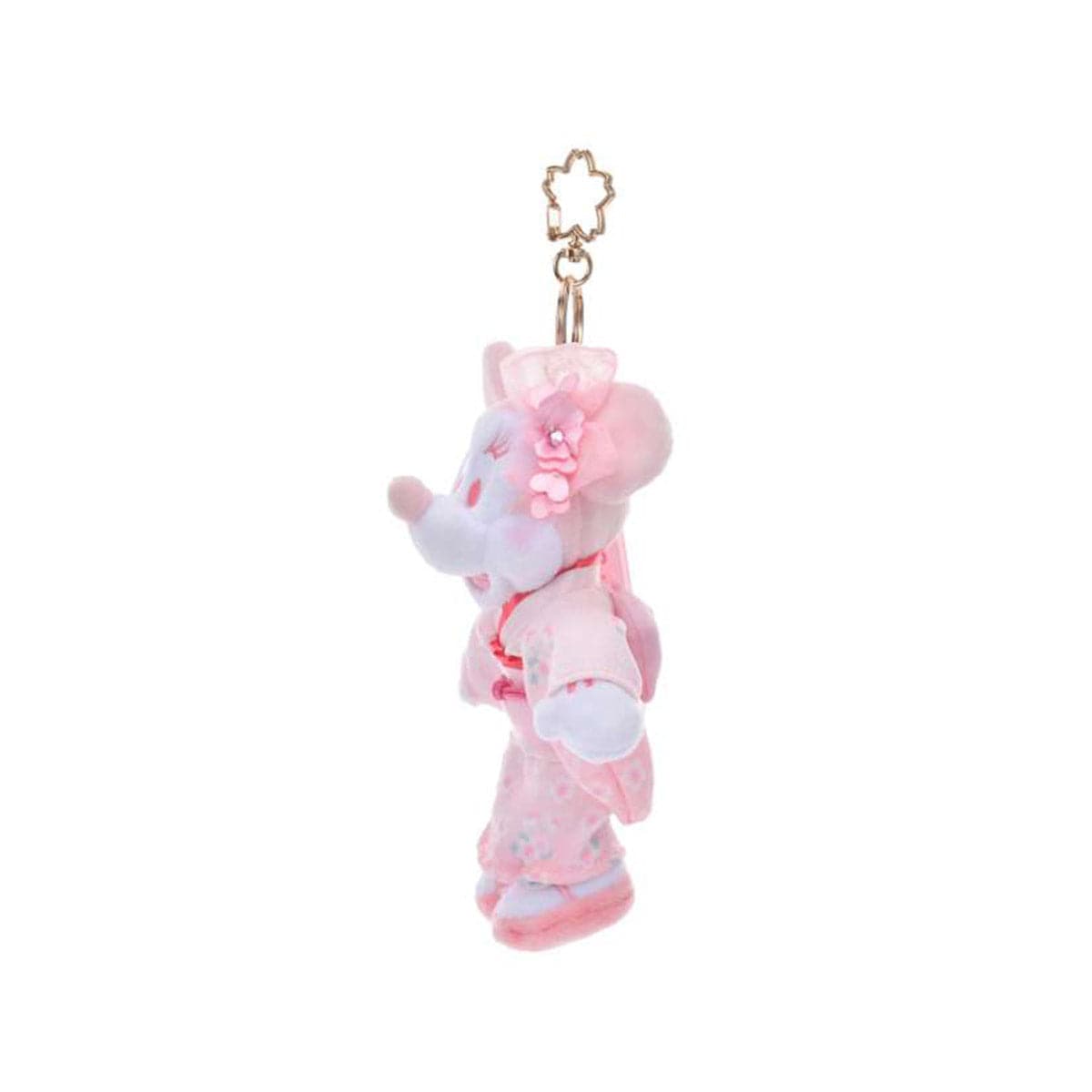 Disney Plush Keychain Kimono Sakura: Minnie