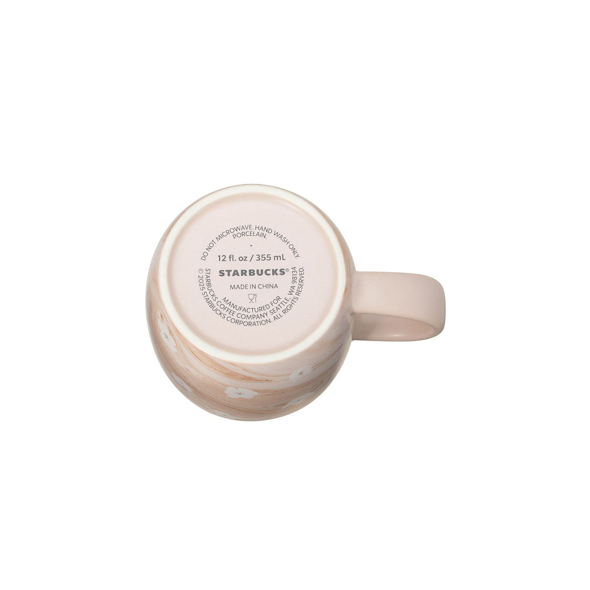 Starbucks Japan Sakura 2025 Medal Marble Mug