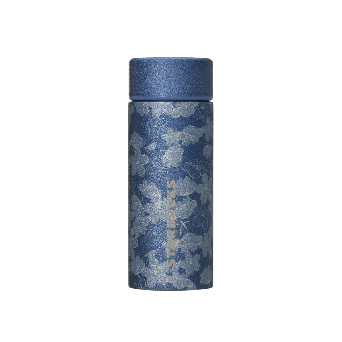Starbucks Sakura 2025 Stainless Steel Glitter Night Blue