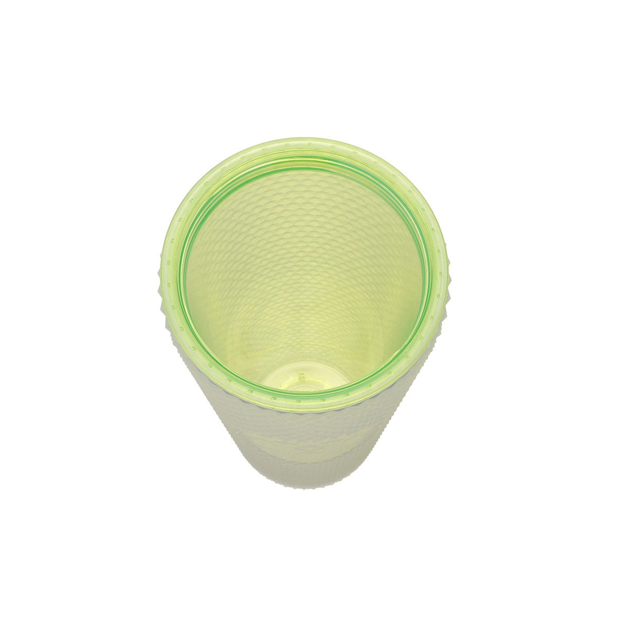 Starbucks Spring 2025 Logo Cold Cup Tumbler: Neon Yellow