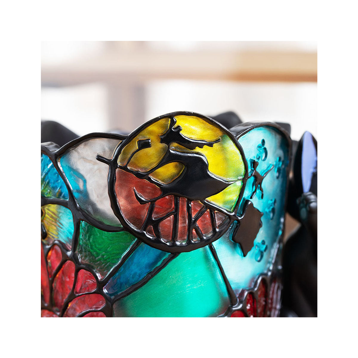 Ghibli Kiki's Delivery Service Diorama Box Flower Stained Glass