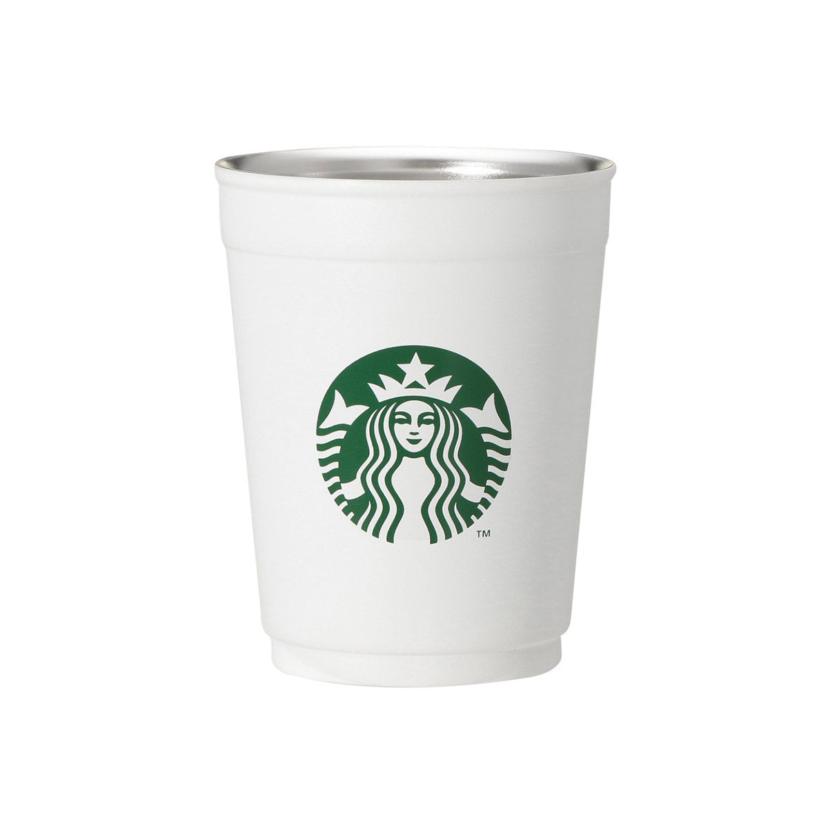 Starbucks 2WAY Stainless Steel Cup/Holder Matte White