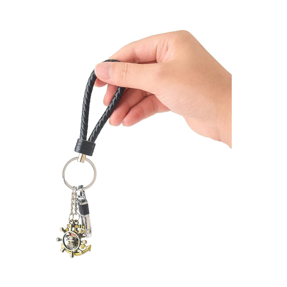 One Piece Straw Hat Skull Keychain