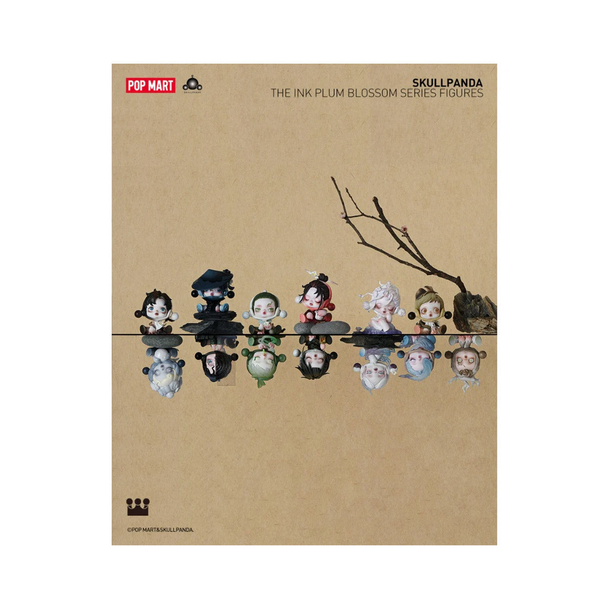 Pop Mart Skullpanda The Ink Plum Blossom Series
