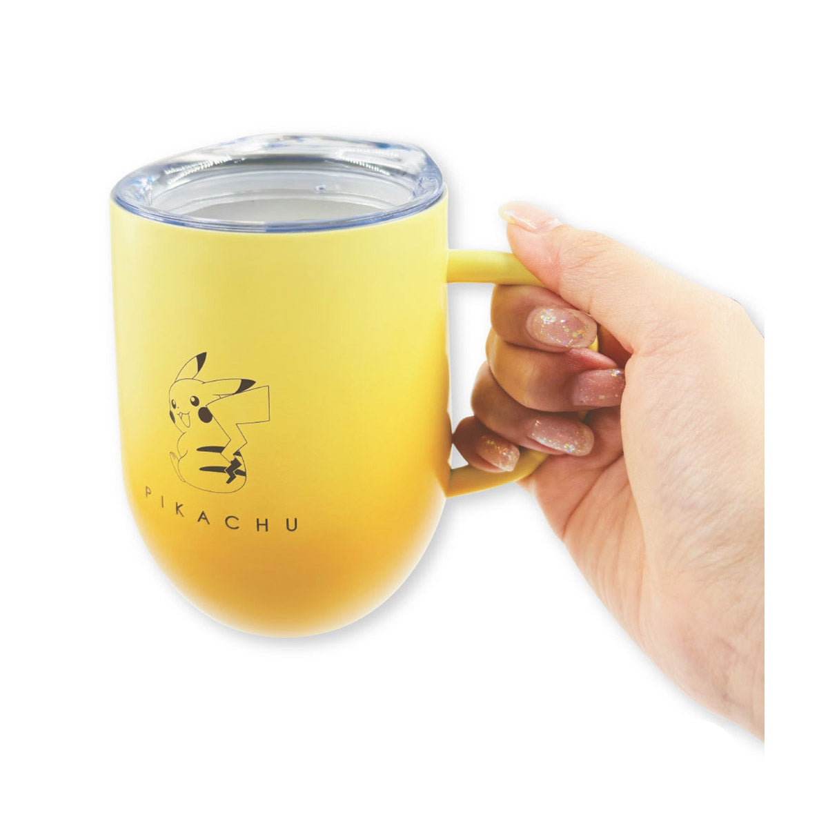 Pokemon Pikachu Gradient Stainless Steel Mug With Lid
