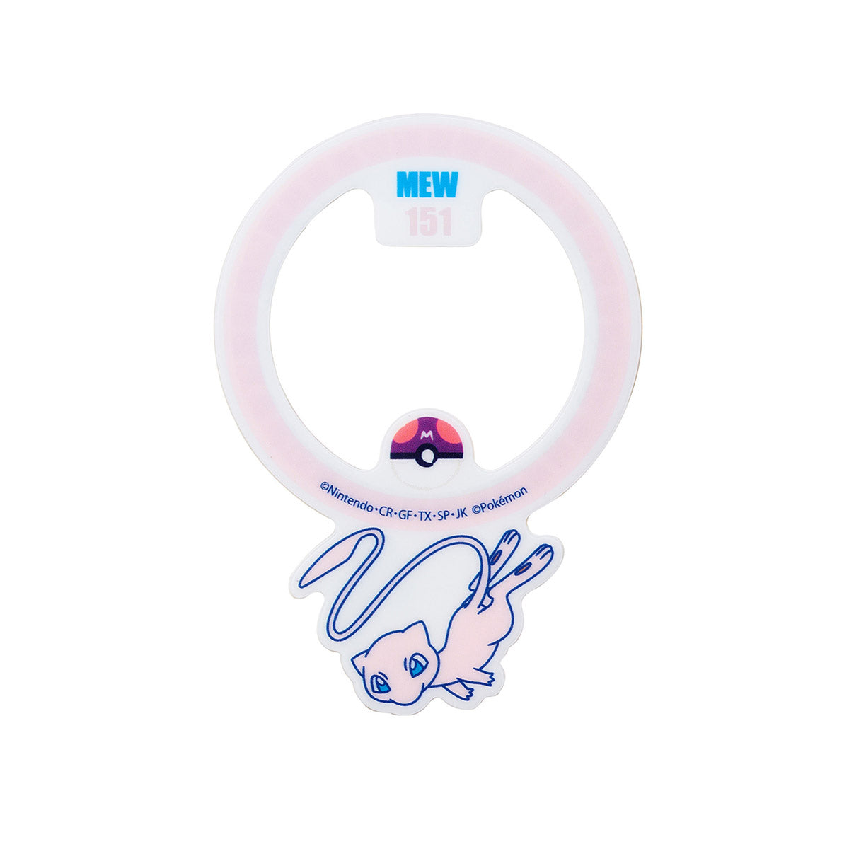 Pokemon MagSafe Compatible Magnetic Sticker: Mew