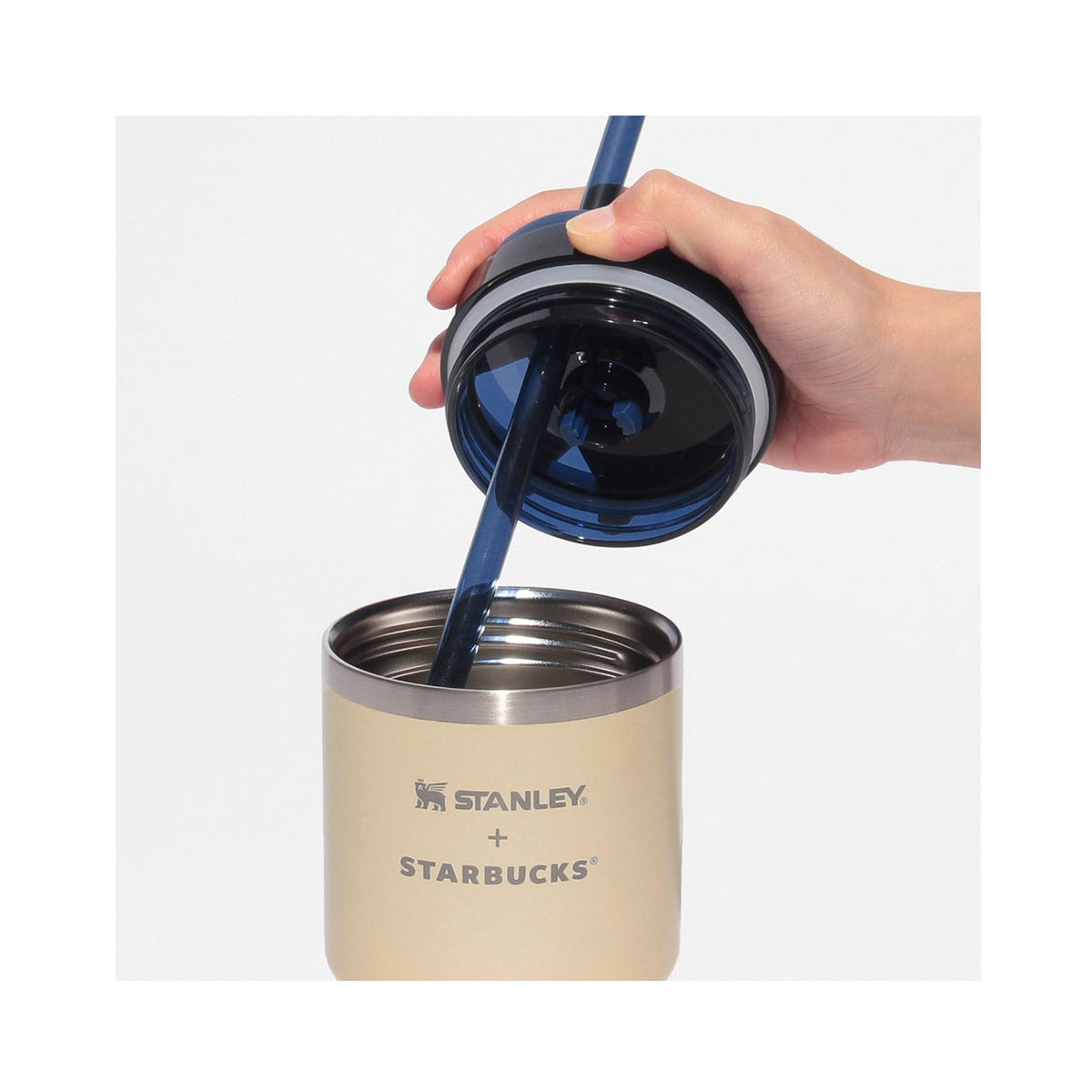 Starbucks Autumn Festival 2025 Stanley Tumbler Beige