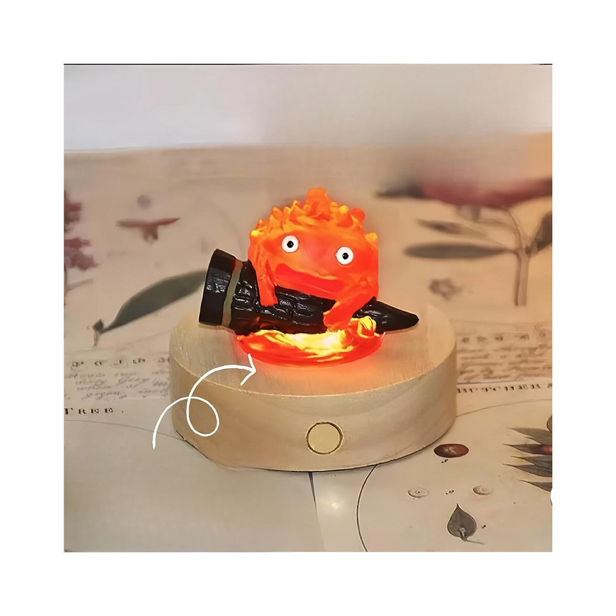 Ghibli Calcifer Night Lamp