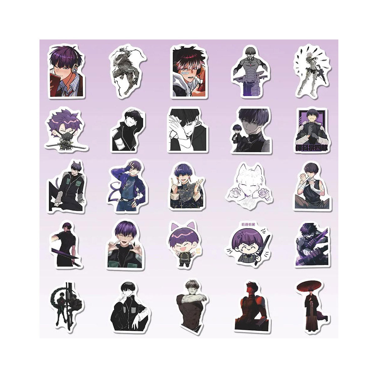 Kaiju No. 8 Hoshina Soshiro Stickers