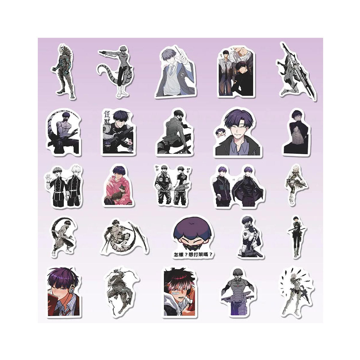 Kaiju No. 8 Hoshina Soshiro Stickers