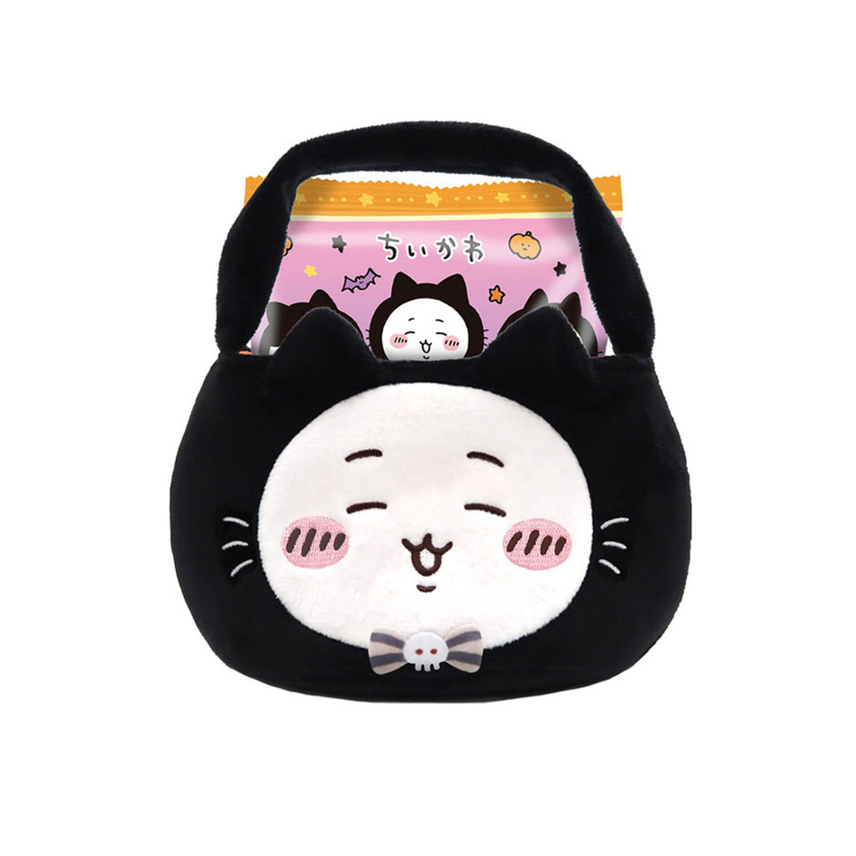 Halloween 2025 Chiikawa Black Cat Mini Bag Gray Bow