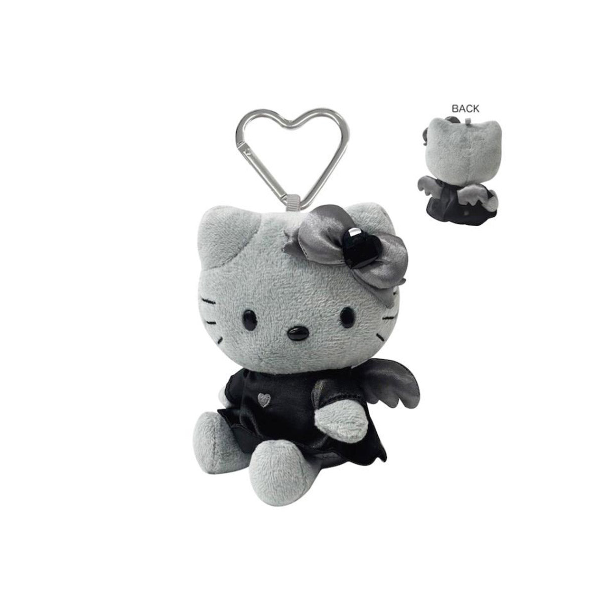 Sanrio Hello Kitty Angel Mascot Keychain: Gray