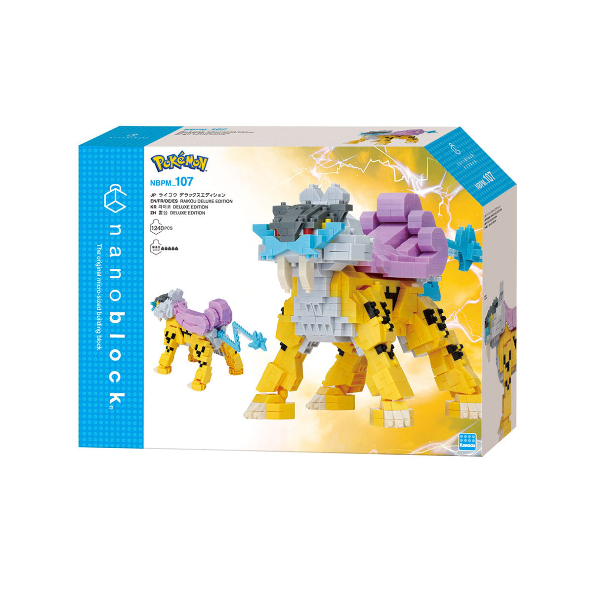 Pokemon Raikou Deluxe Edition Nanoblock
