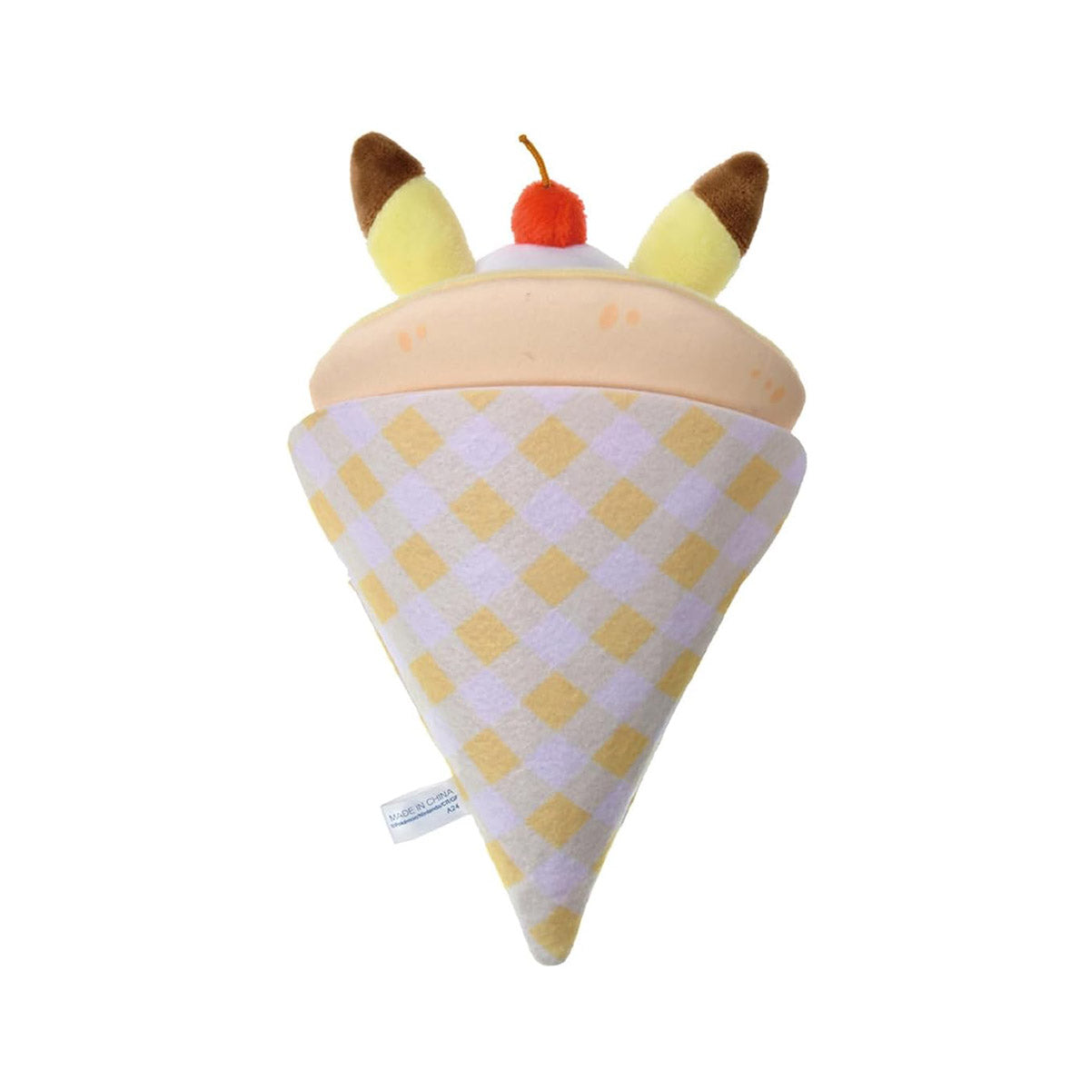 Pokemon Poke-Piece Rolling Crepe Plush: Pikachu