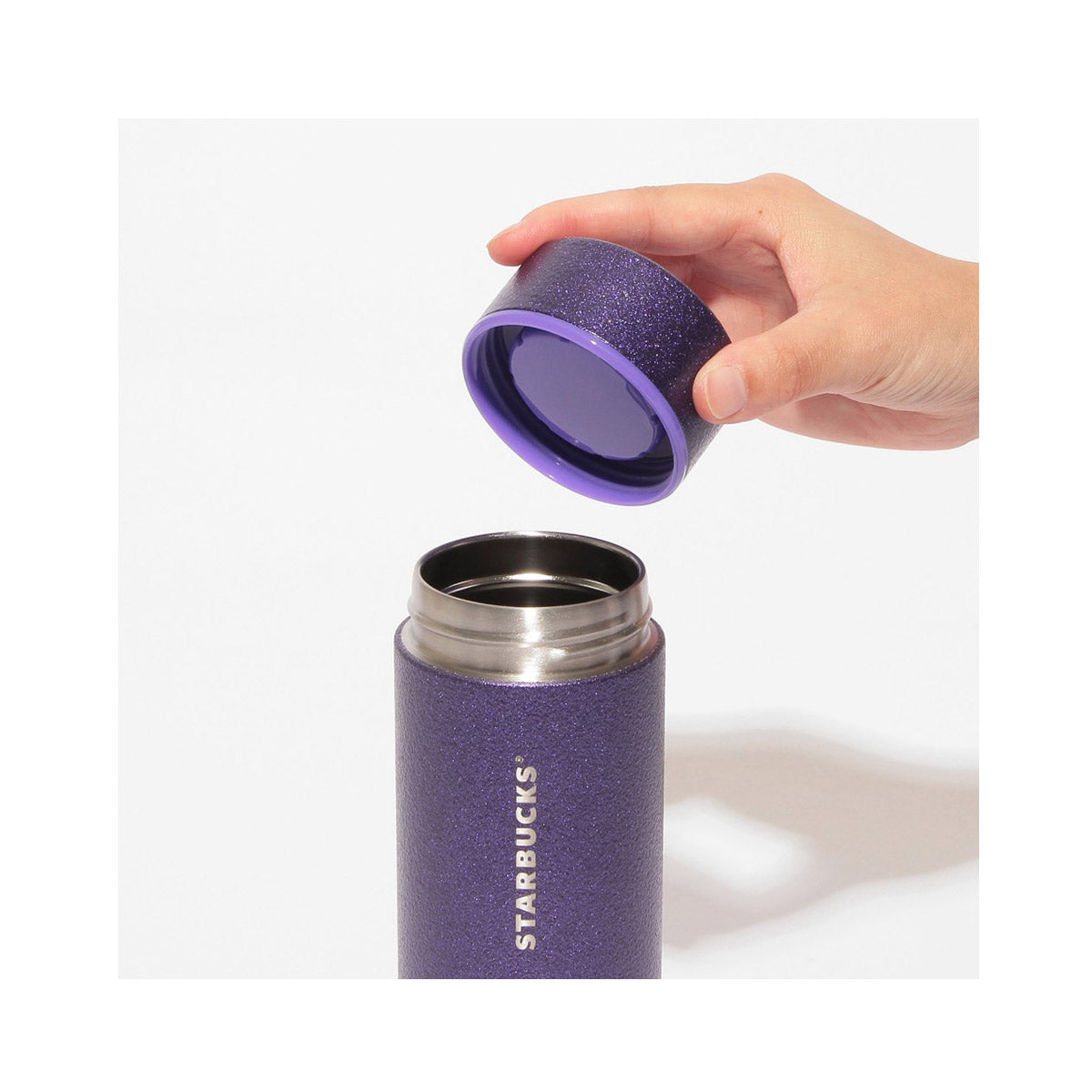 Starbucks Halloween 2025 Purple Glitter Stainless Steel Bottle
