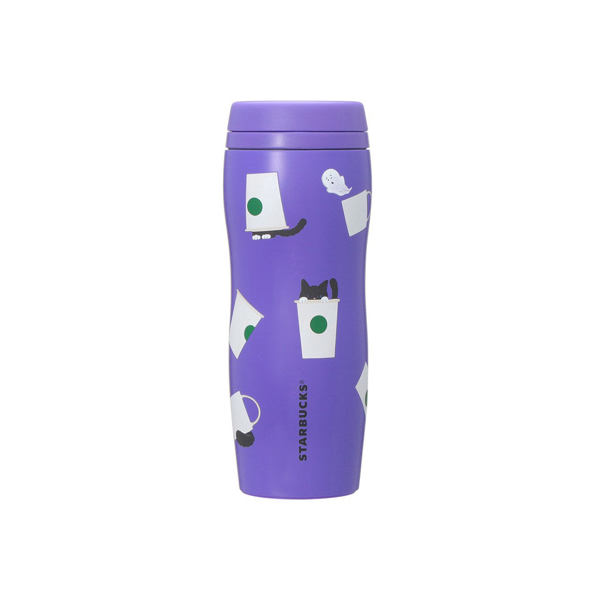 Starbucks Halloween 2025 Curved Bottle: Cat