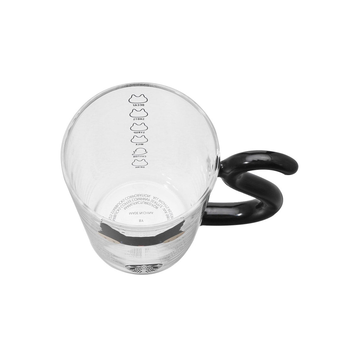 Starbucks Halloween 2025 Heat-Resistant Cat Glass Mug