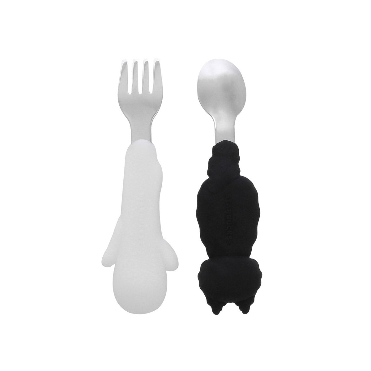 Starbucks Halloween 2025 Cutlery Set with Case: Cat and Ghost