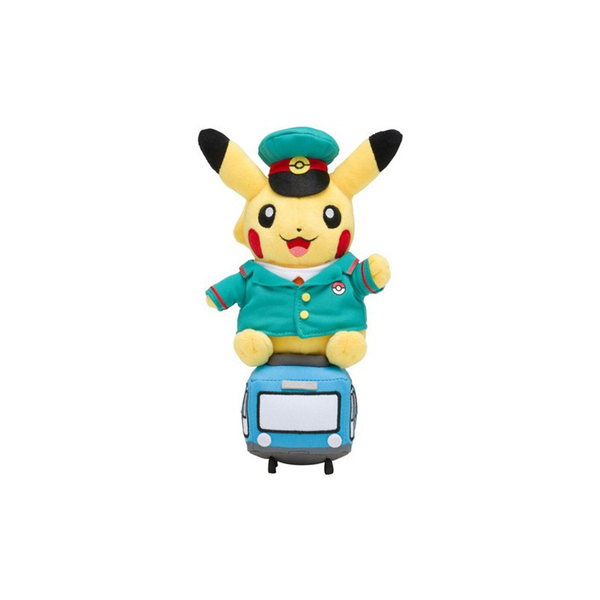 Pokemon Center Exclusive Train Pikachu Plush Toy