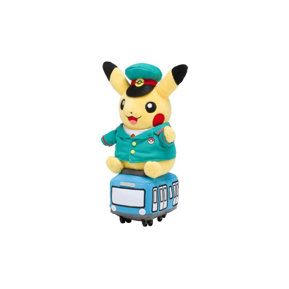 Pokemon Center Exclusive Train Pikachu Plush Toy