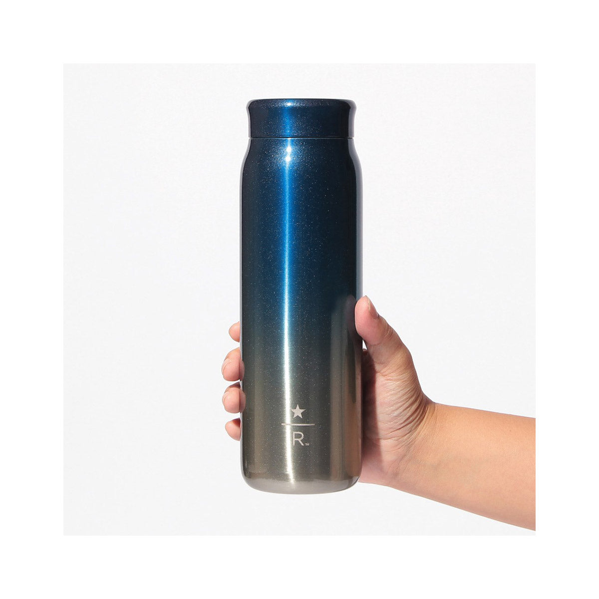 Starbucks Reserve 2025 Blue and Silver Bottle