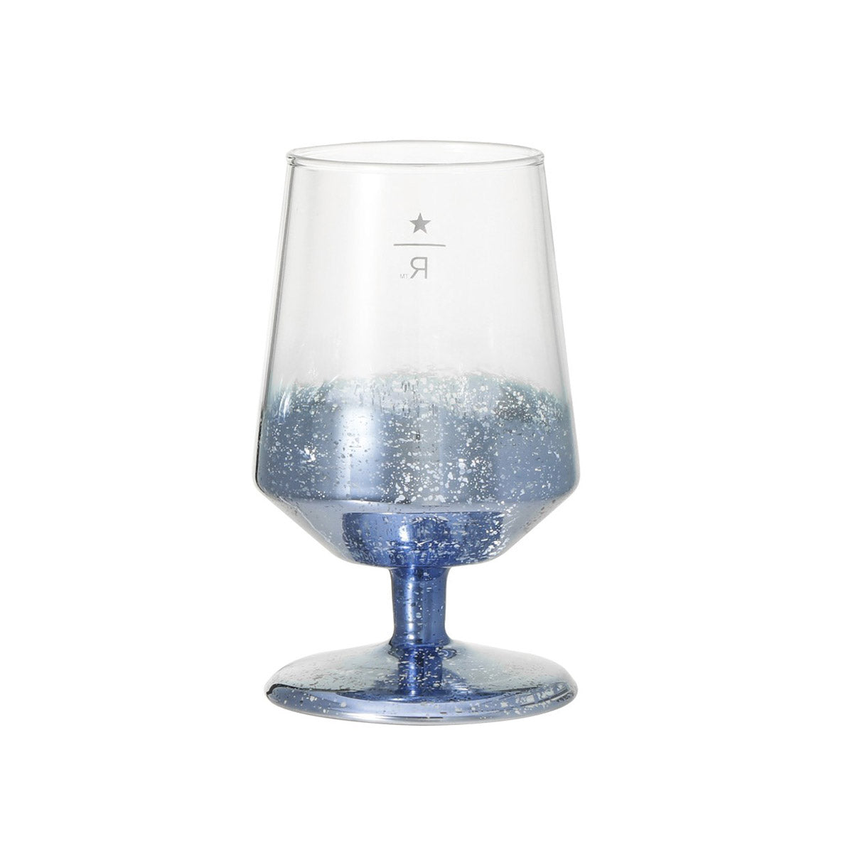 Starbucks Reserve 2025 Stem Glass: Metallic Blue