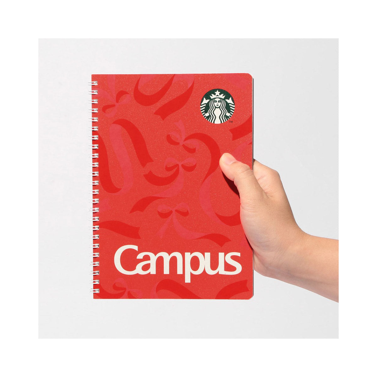 Holiday 2025 Starbucks Campus Ring Notebook Red