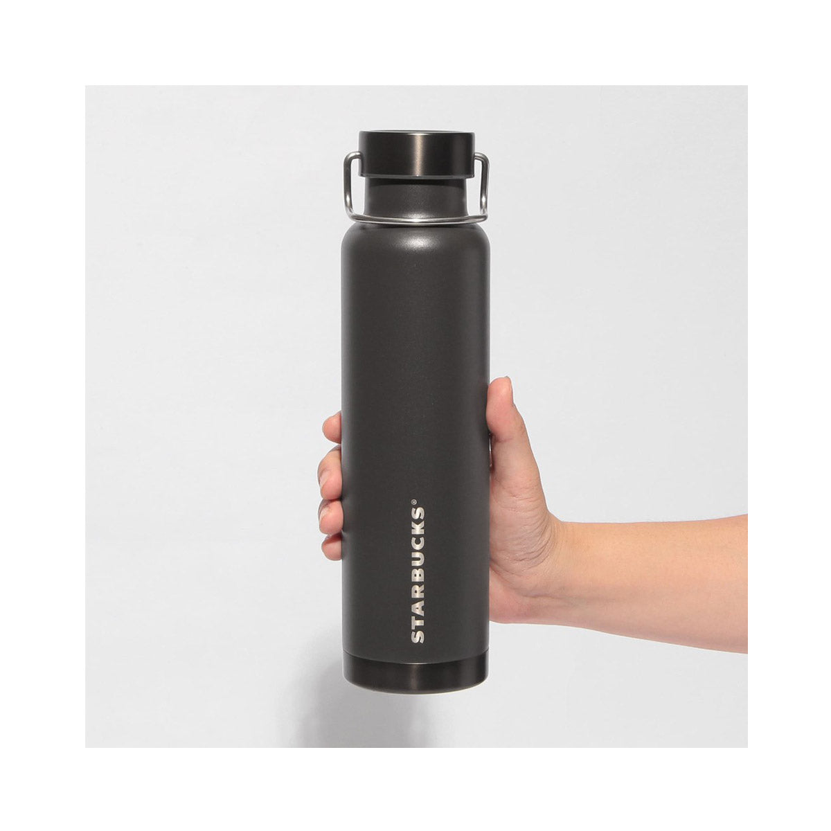 Starbucks 2025 Matte Black Bottle With Handle