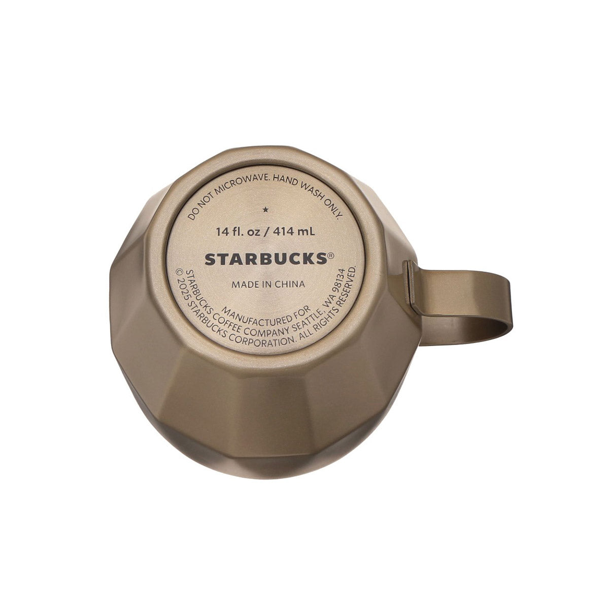 Starbucks 2025 Champagne Gold Mug