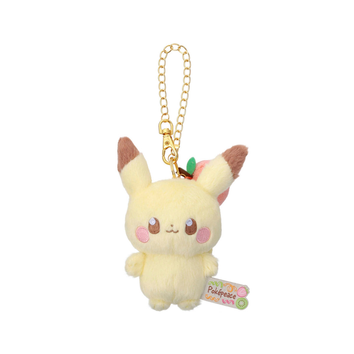 Pokemon PokePeace Plush Mascot with Chain: Pikachu