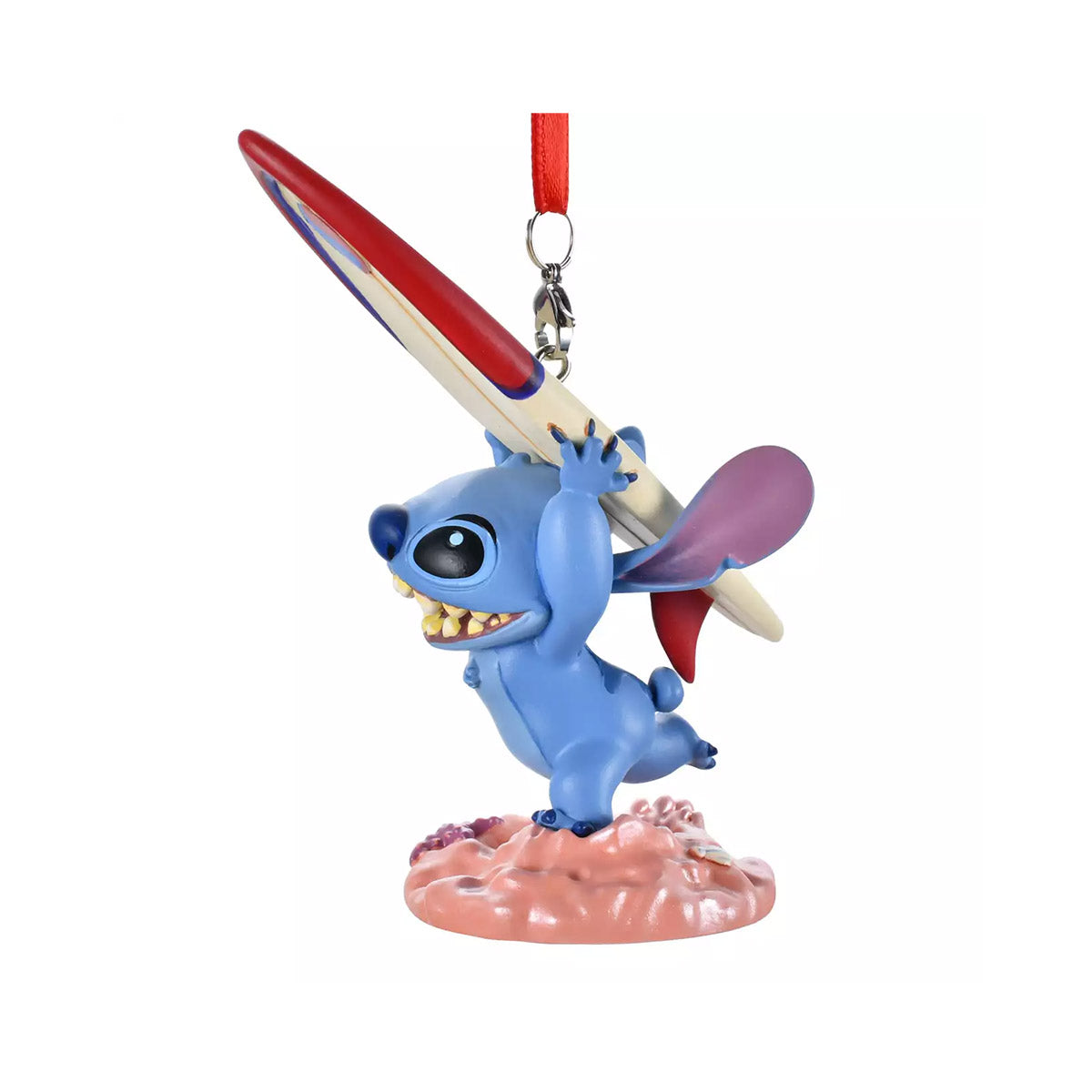 Disney Stitch Surfboard Christmas Ornament