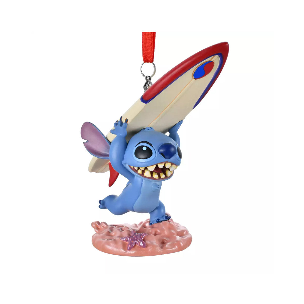 Disney Stitch Surfboard Christmas Ornament