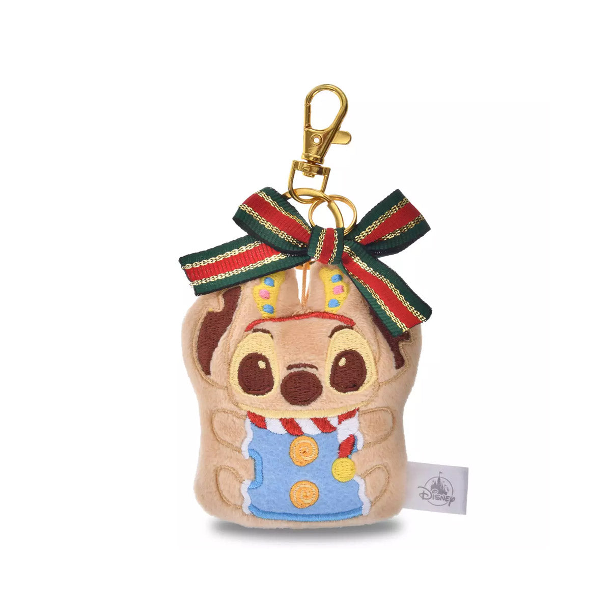 Disney Plush Keychain Christmas Cookie: Stitch