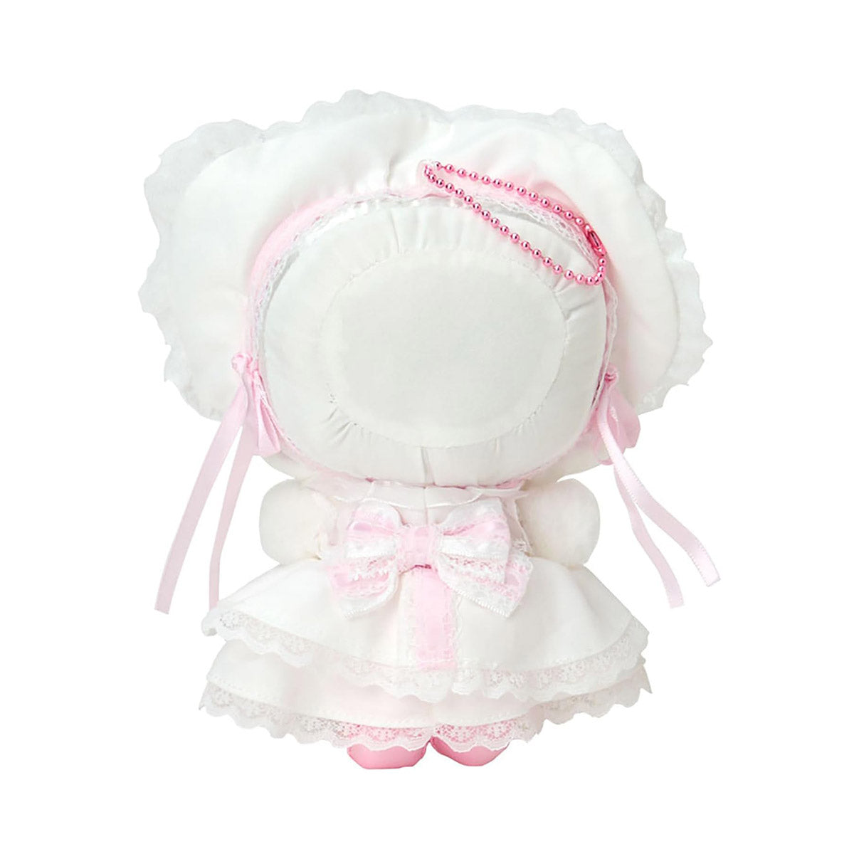 Sanrio White Frill Mascot Holder: Hello Kitty