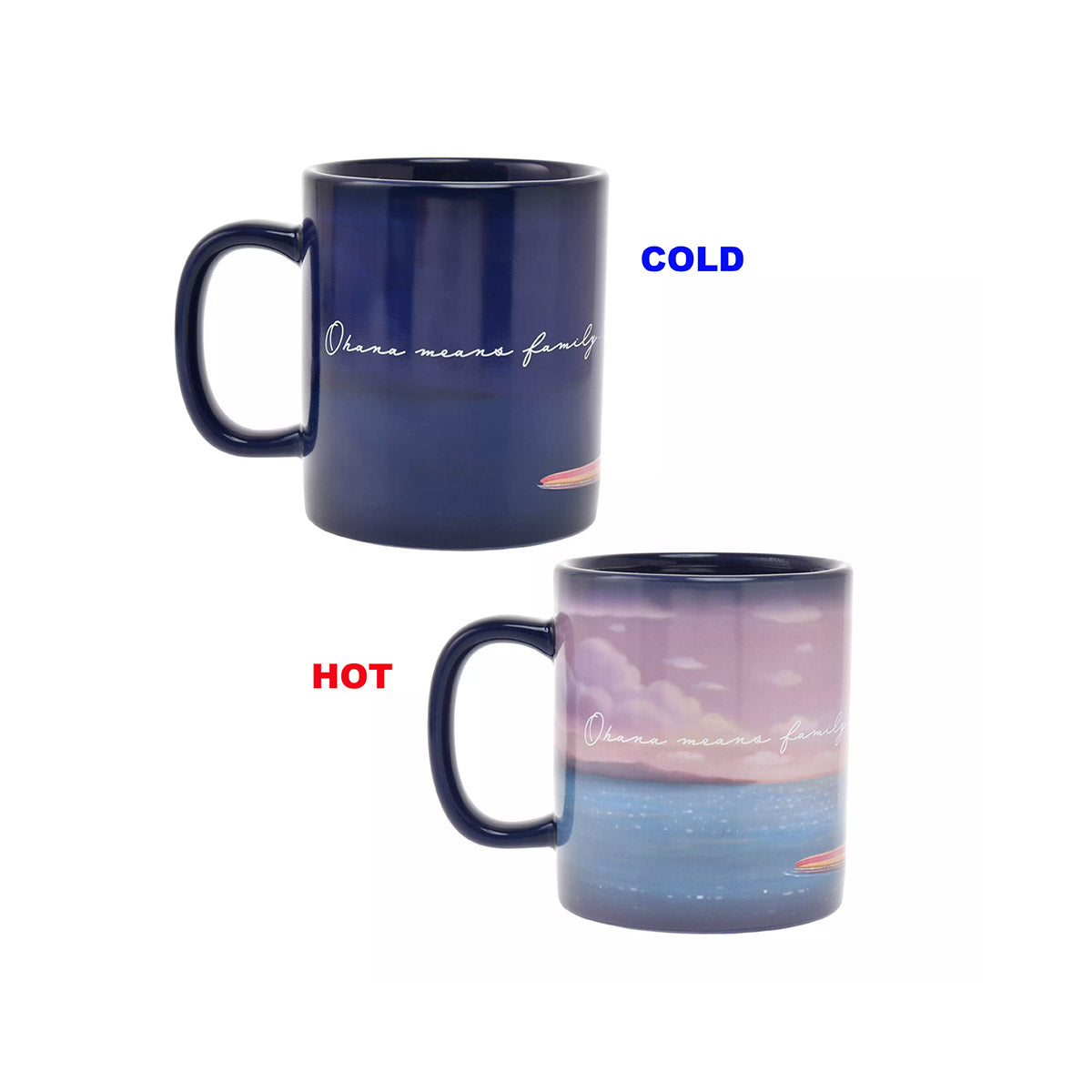 Disney Stitch Color Change Mug Hawaiian Ocean